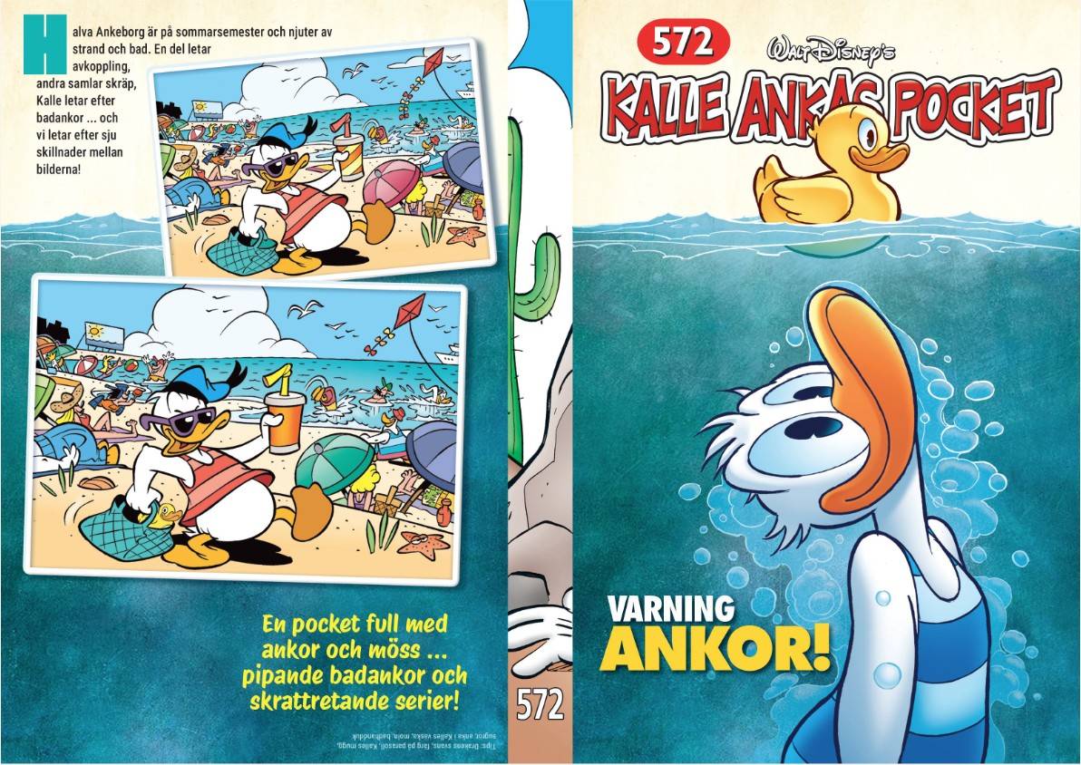Kalle Ankas Pocket 572. Varning ankor!