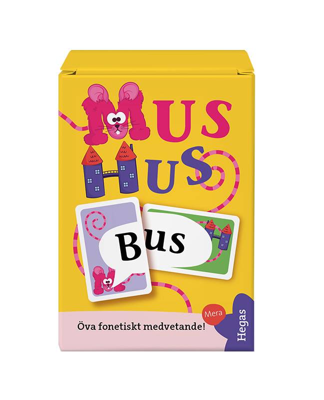 Mus, hus, bus – Öva fonemisk medvetenhet