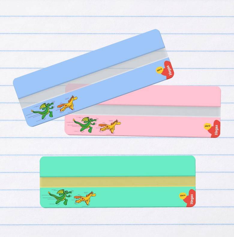 Läslinjal (3-pack)