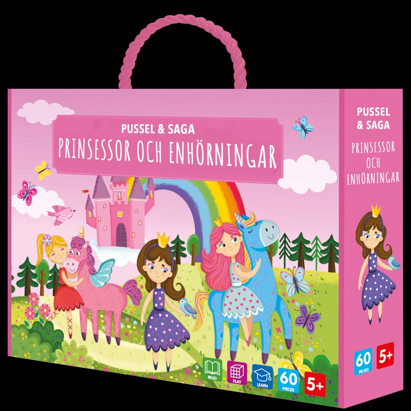 Pussel & saga. Prinsessor och enhörningar