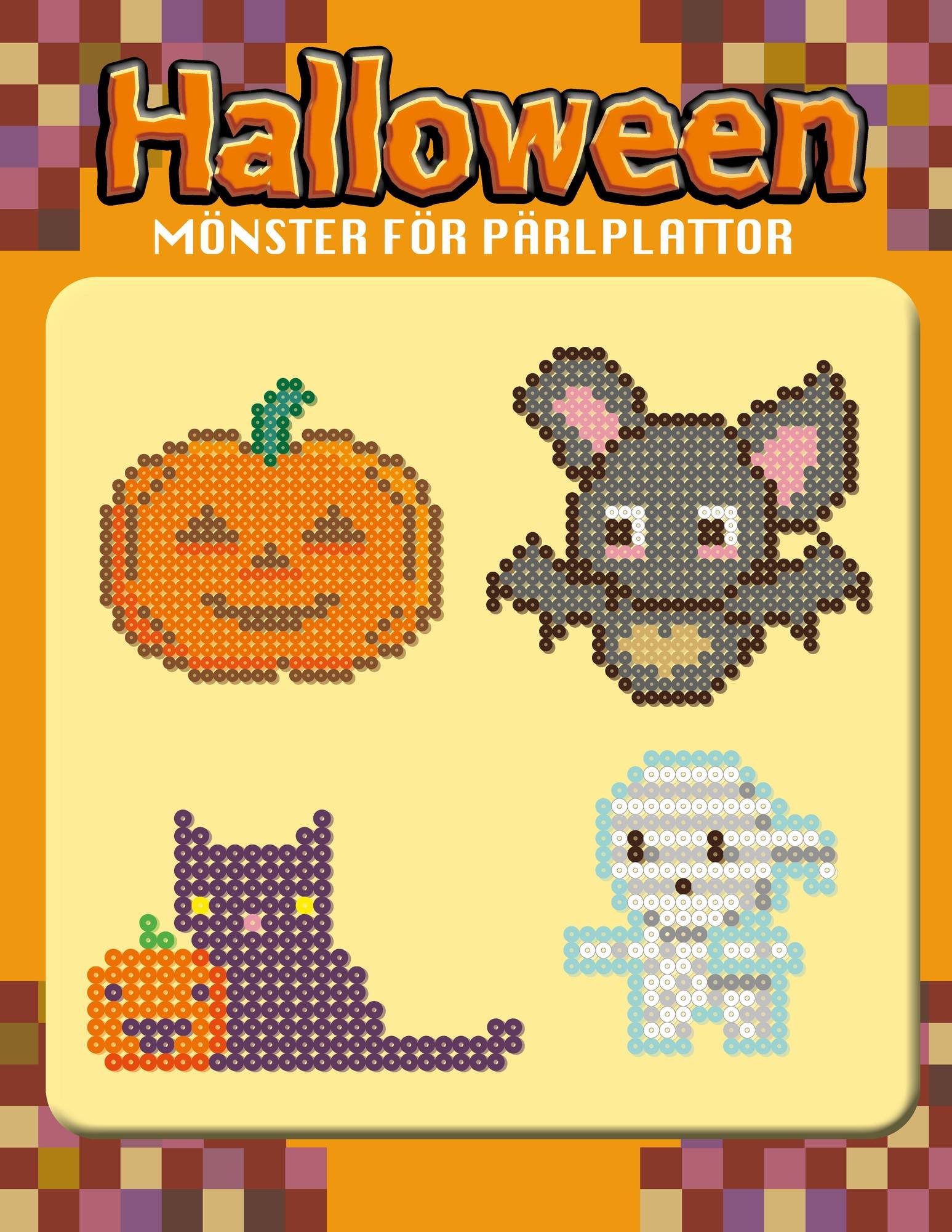 Halloween : mönster för pärlplattor
