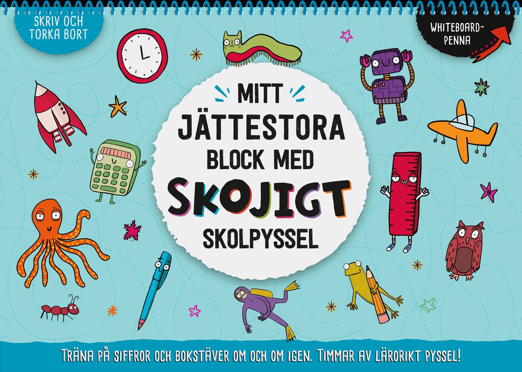 Mitt jättestora block med skojigt skolpyssel