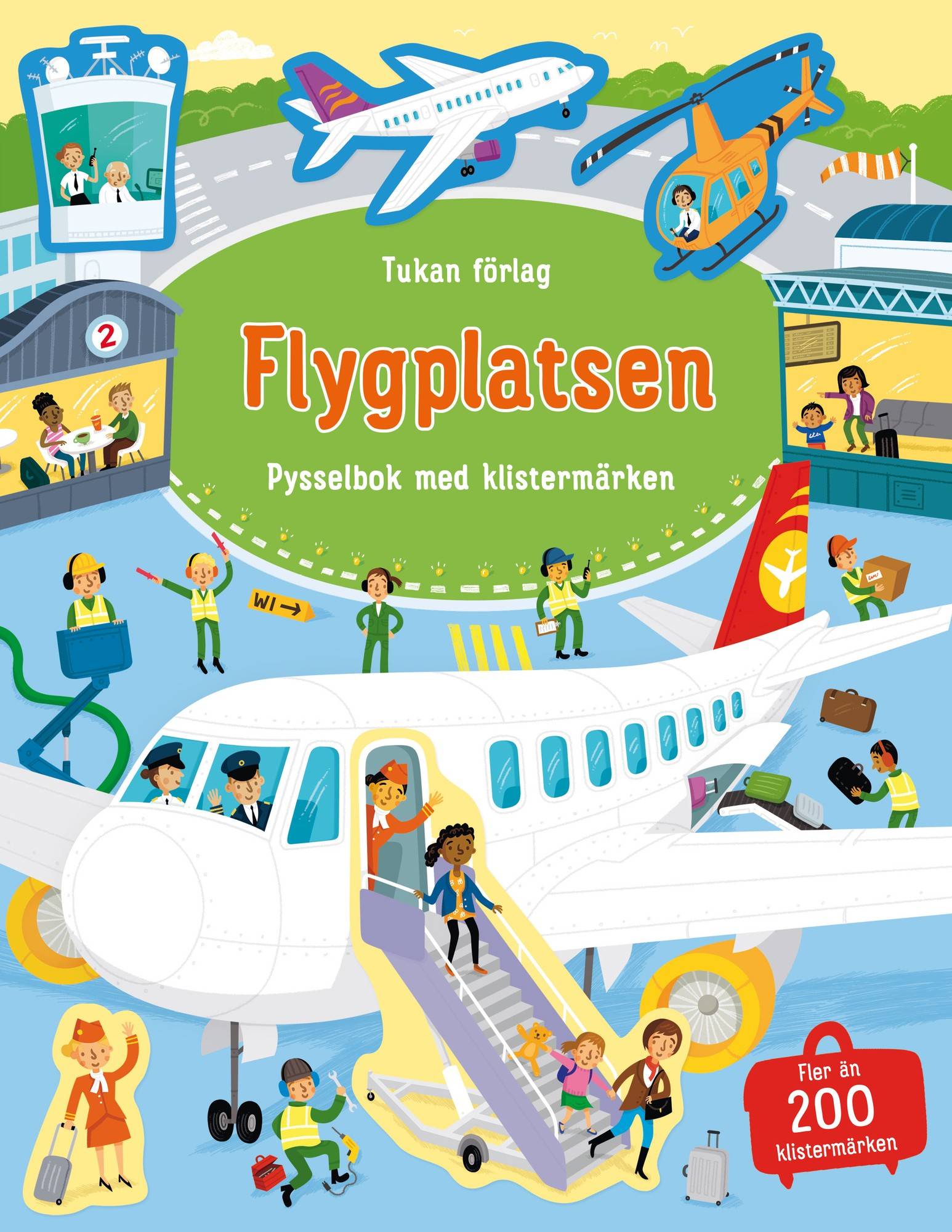 Flygplatsen : pysselbok med klistermärken