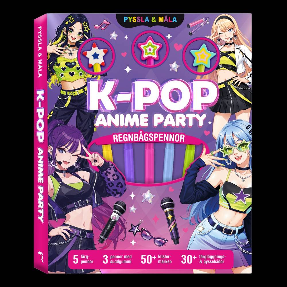 Pyssla och måla : K-pop anime party