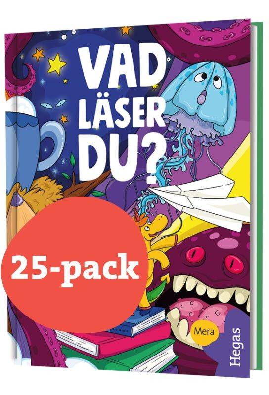 Vad läser du? - Läsdagbok (25-pack)