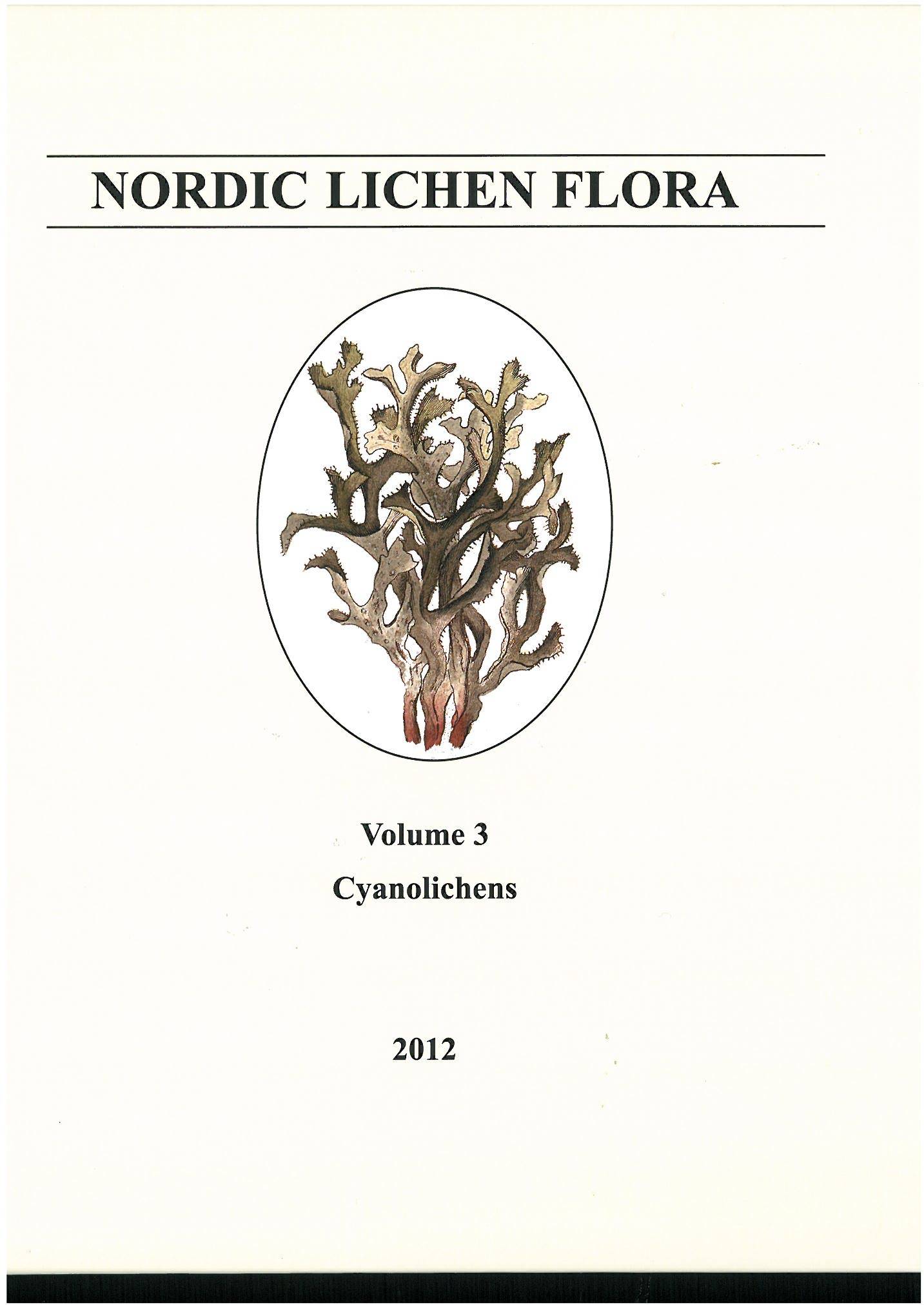 Nordic lichen flora. Vol. 3, Cyanolichens