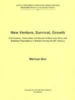 New Venture, Survival, Growth Continuance, Termination and Growth of Business Firms and Business Populations in Sweden During the 20th Century