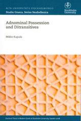 Adnominal Possession and Ditransitives