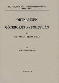 Ortnamnen i Göteborgs och Bohus län, 7. Ortnamnen i Tjörns härad