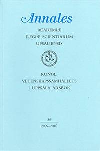 Kungl. Vetenskapssamhällets i Uppsala årsbok 38/2009-2010