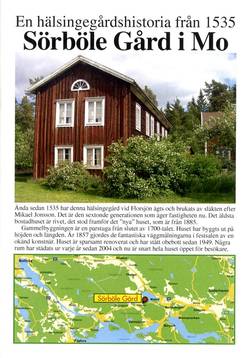 Sörböle gård i Mo : en hälsingegårdshistoria från 1535