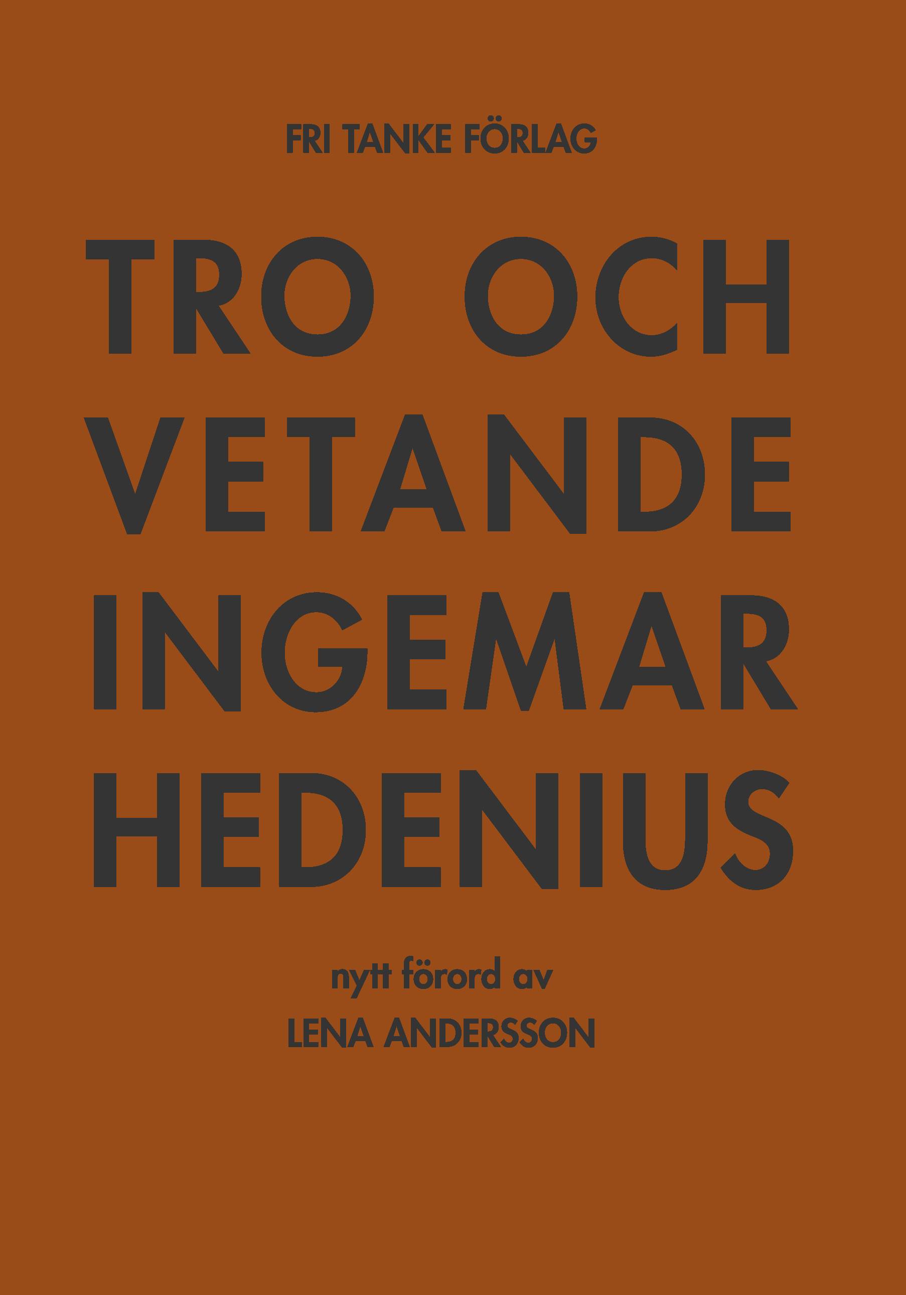 Tro och vetande