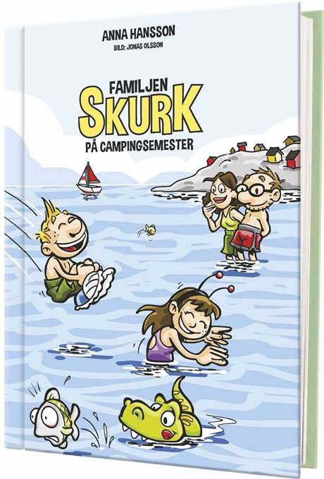 Familjen Skurk på campingsemester