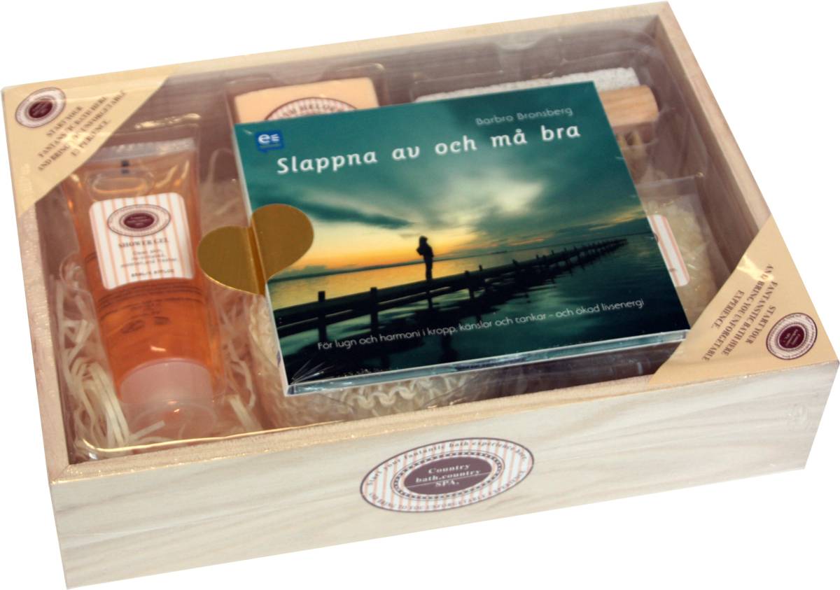 Spa-paket med Slappna av och må bra Må bra-pkt m CD-bok (KAMPANJ - netto/ne