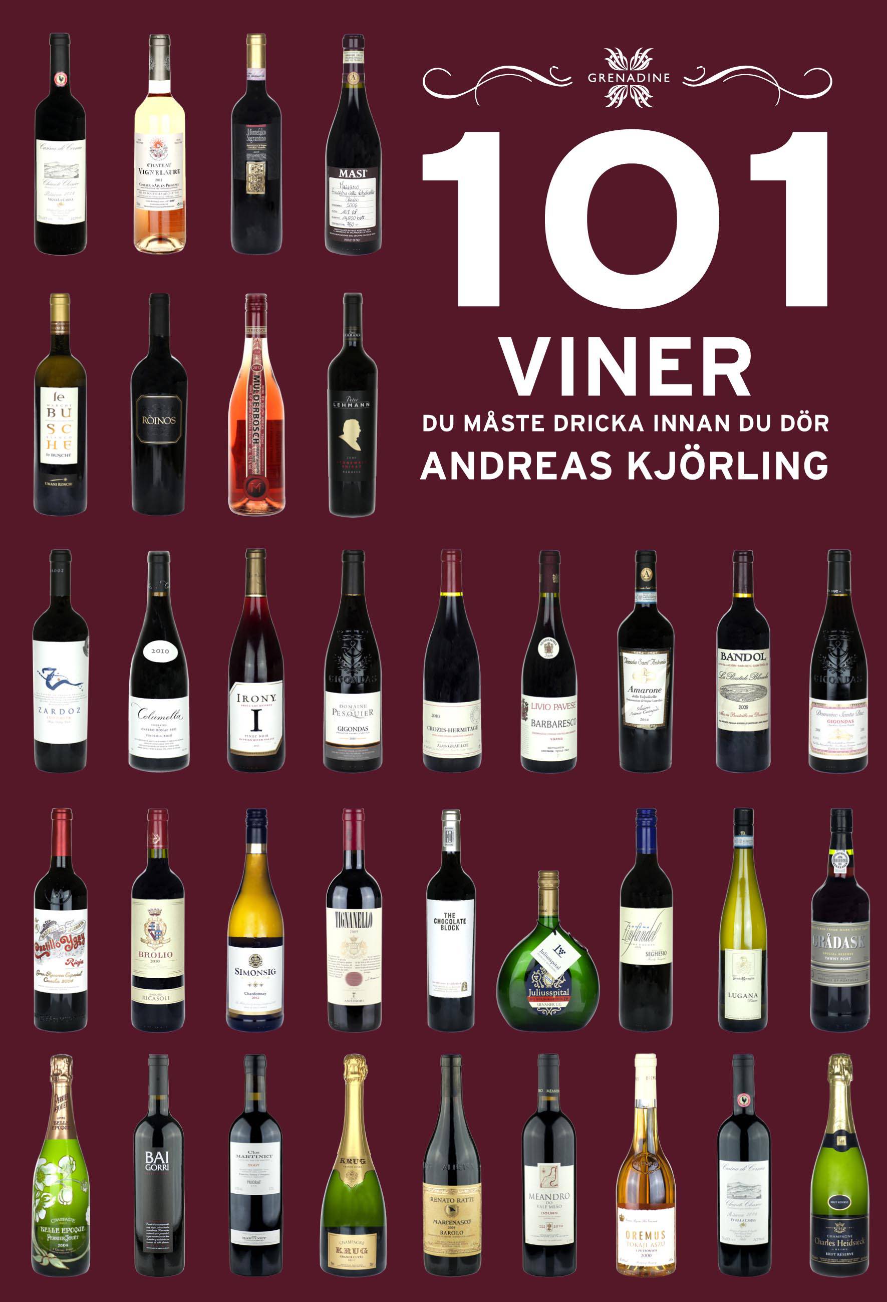 101 viner du måste dricka innan du dör