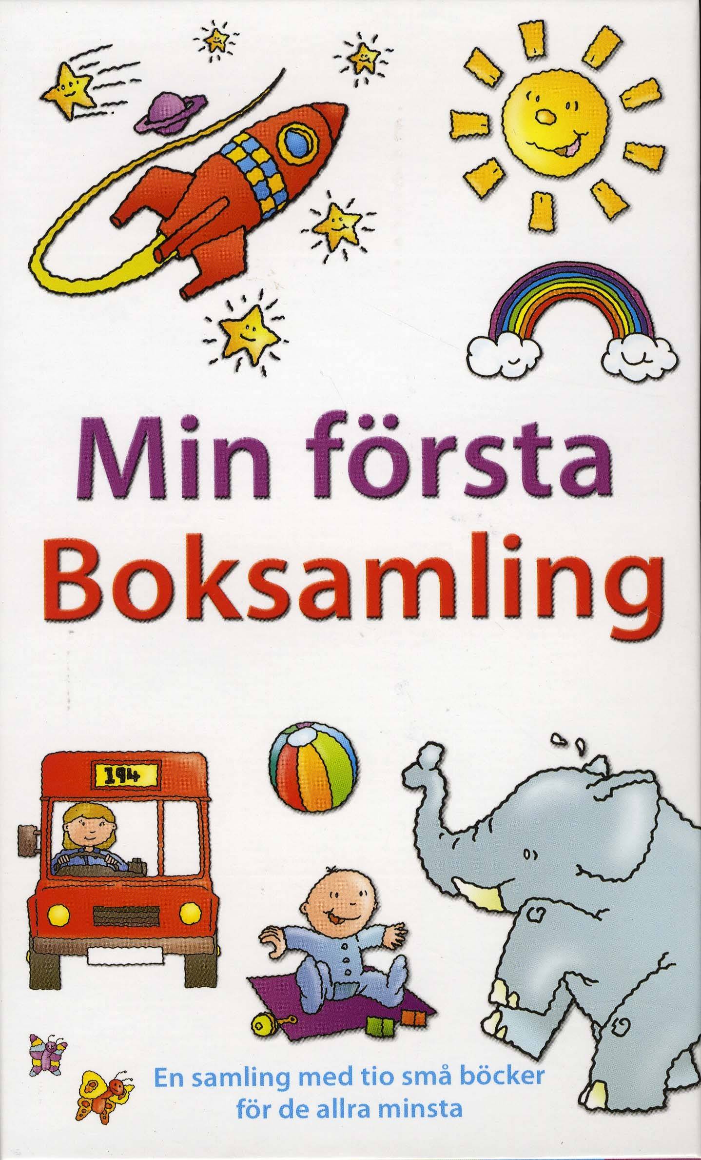 Min första boksamling  : en samling med tio små böcker för de allra minsta