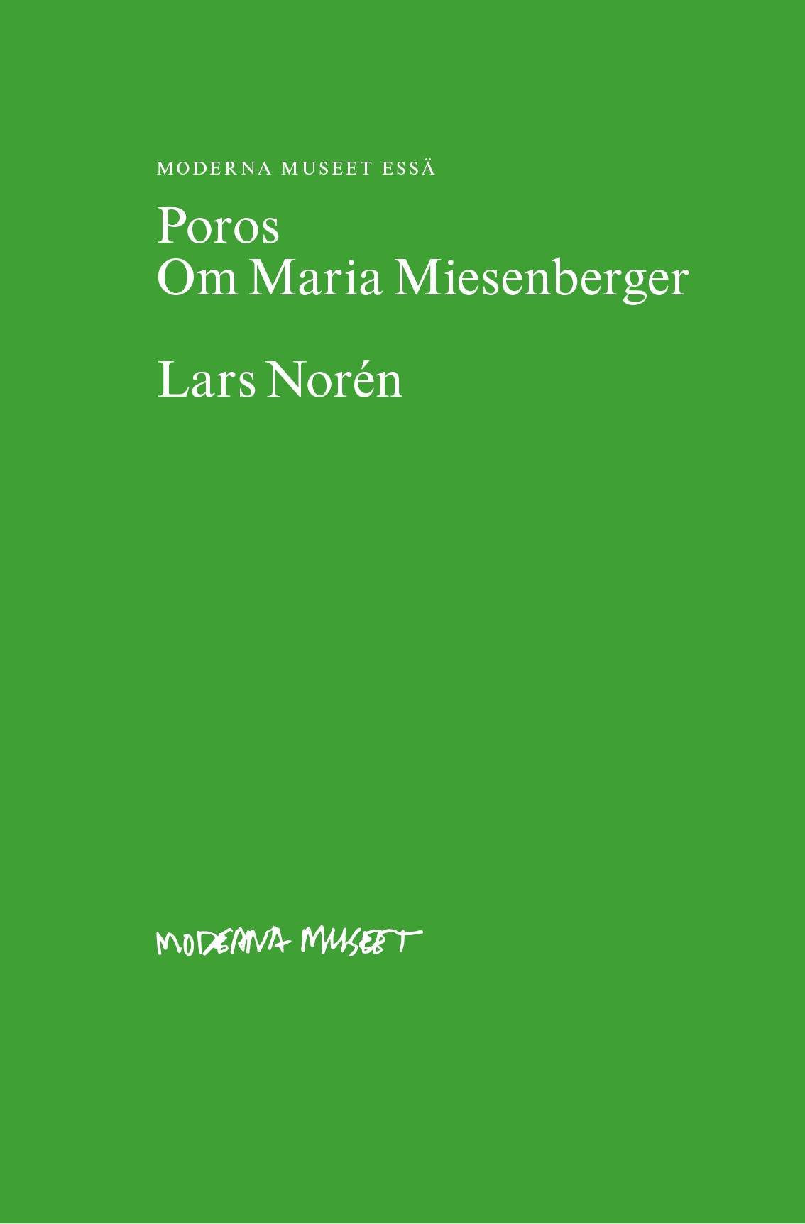 Poros : om Maria Miesenberger