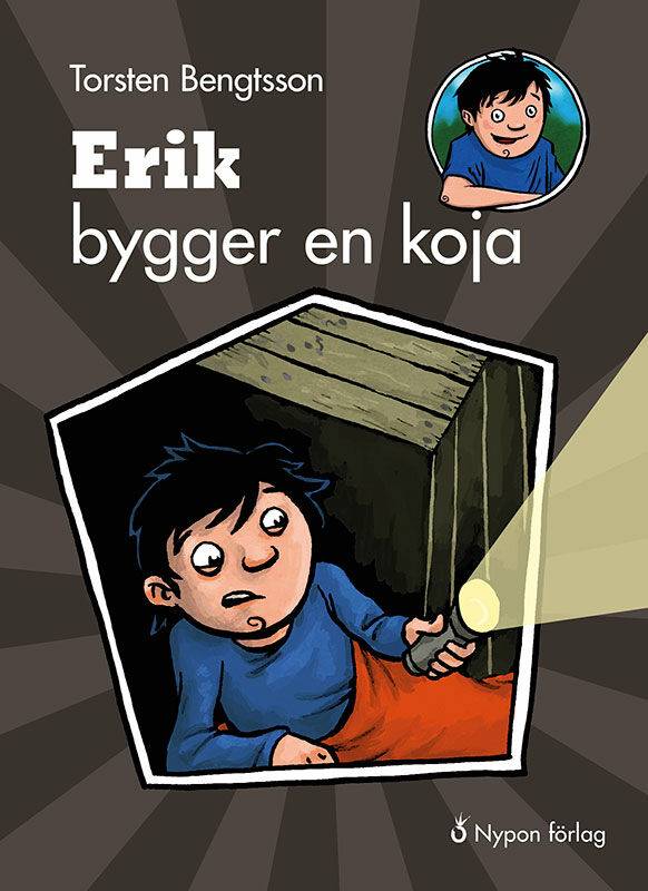 Erik bygger en koja