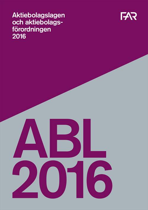 Aktiebolagslagen - september 2016