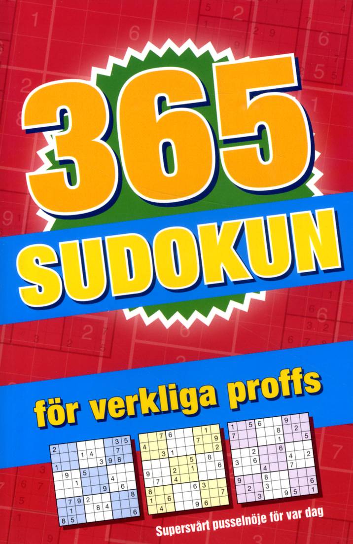 365 sudokun för verkliga proffs