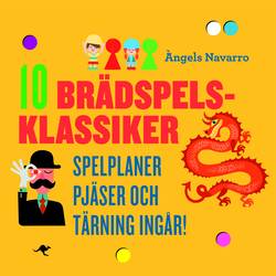 10 brädspelsklassiker : spelplaner, pjäser och tärning ingår!