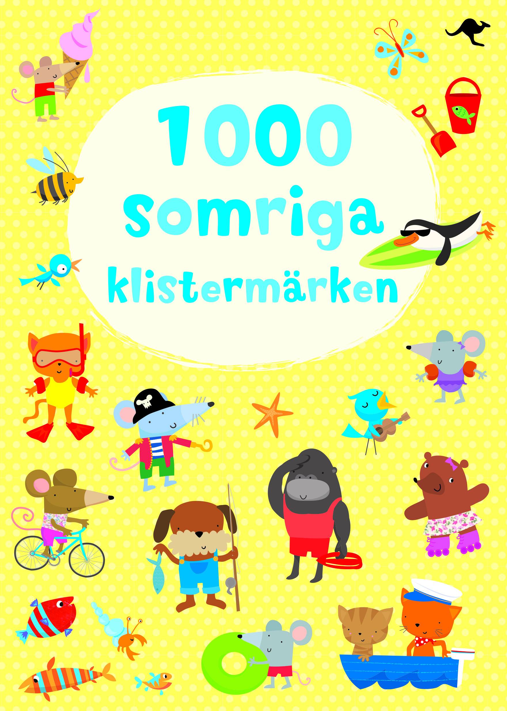 1000 somriga klistermärken