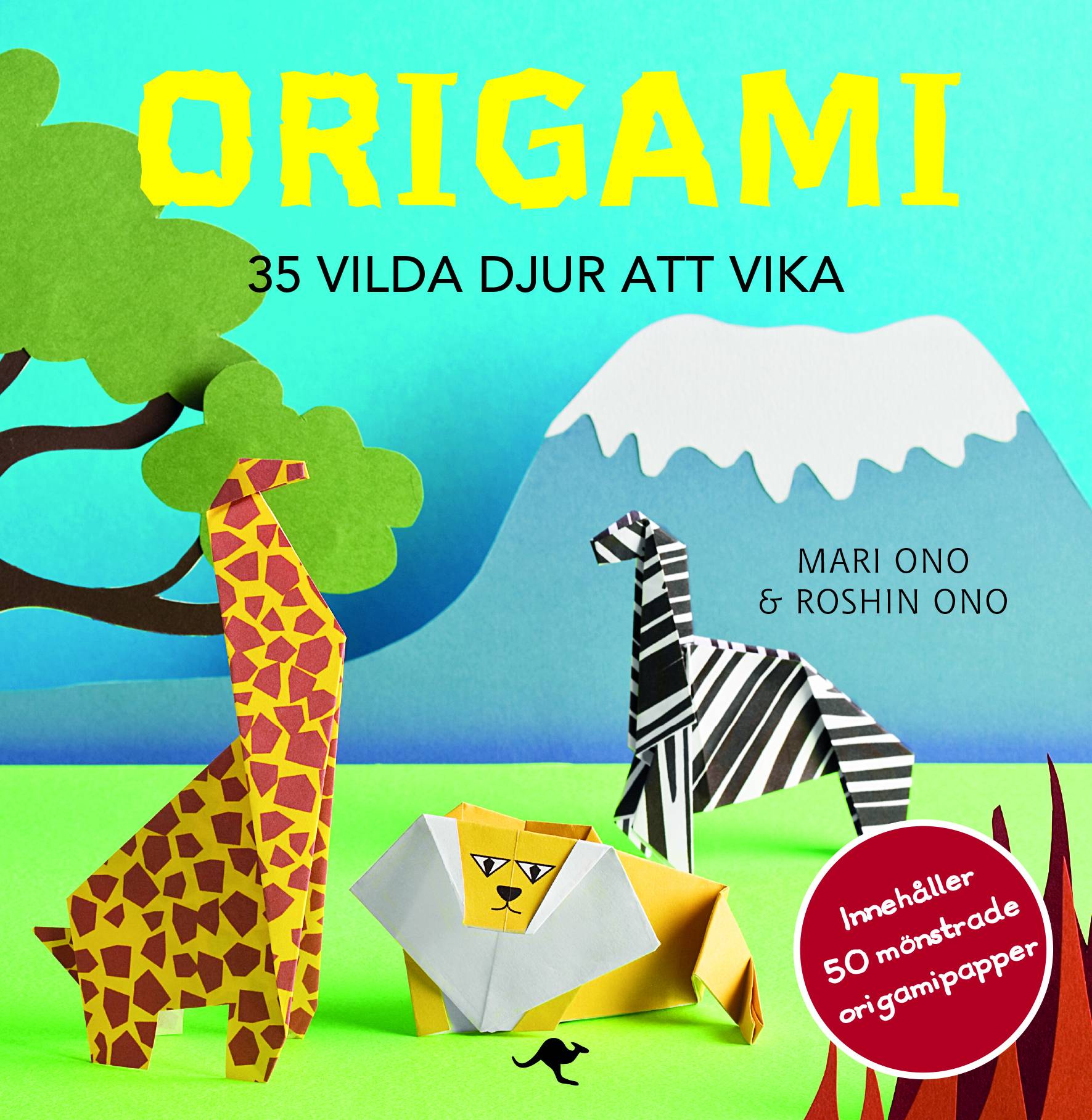 Origami : 35 vilda djur att vika