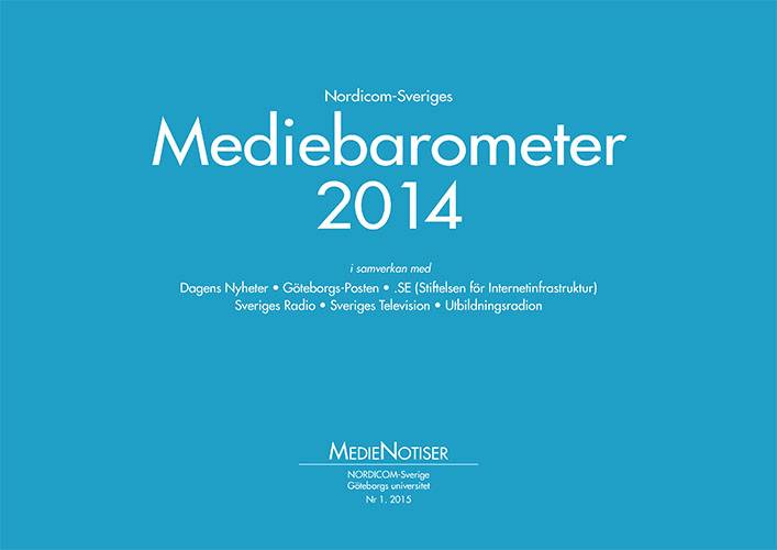 Nordicom-Sveriges Mediebarometer 2014