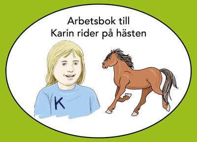 Karin rider på hästen, arbetsbok