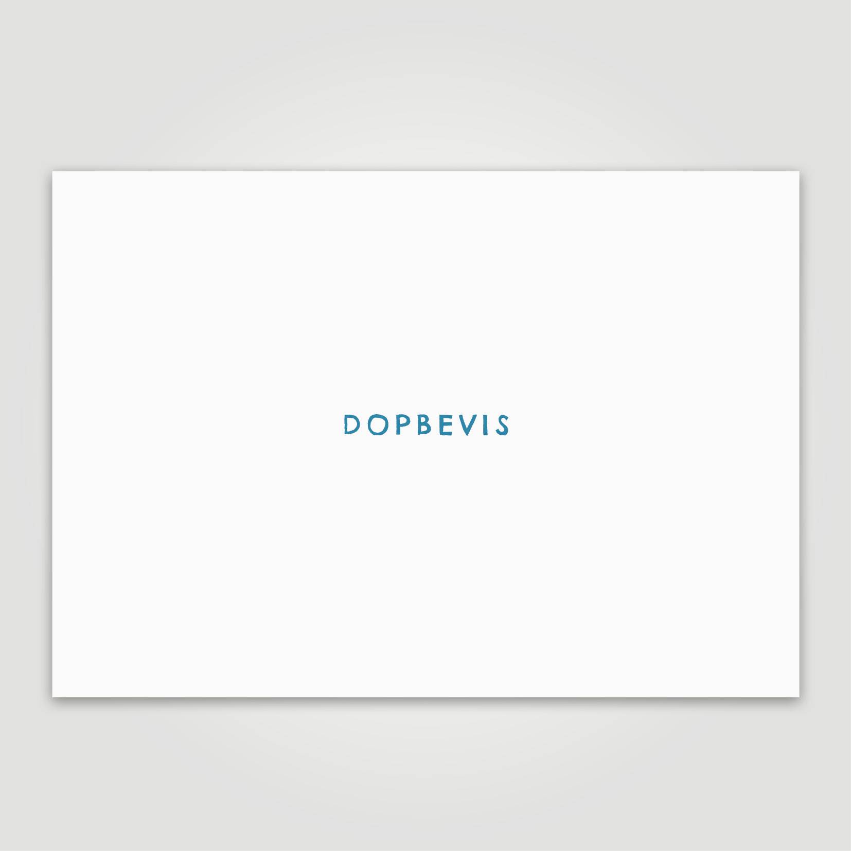 Kuvert : Dopbevis 10-pack