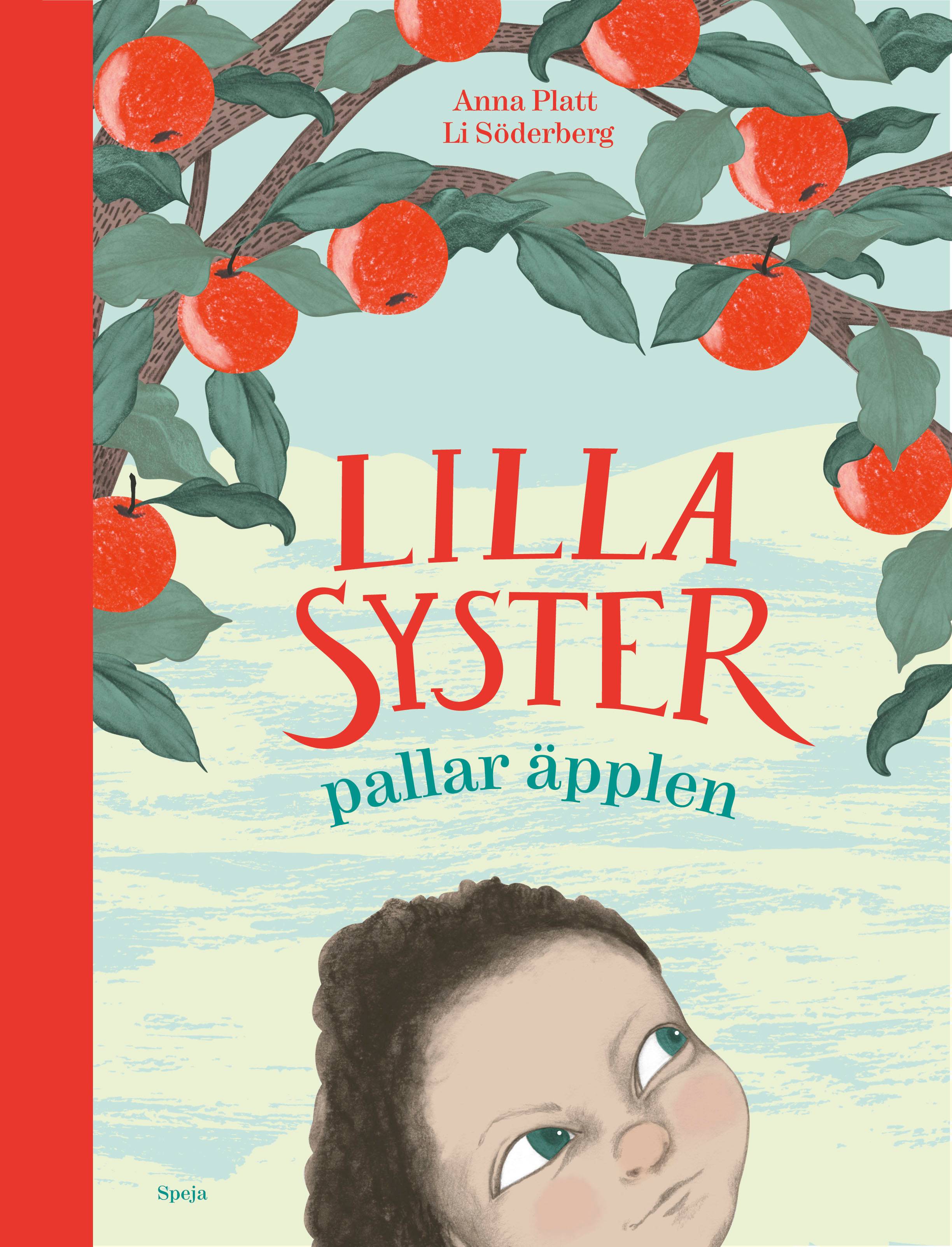 Lillasyster pallar äpplen