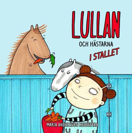 Lullan och hästarna i stallet