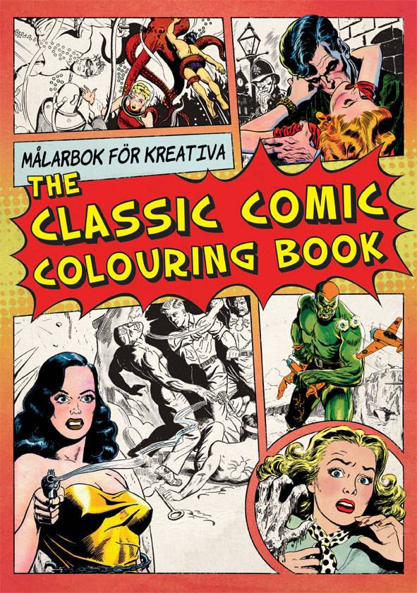 The classic comic colouring book