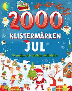 2000 klistermärken: jul