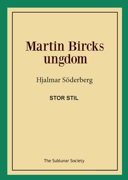Martin Bircks ungdom (stor stil)