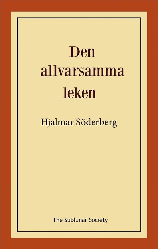 Den allvarsamma leken