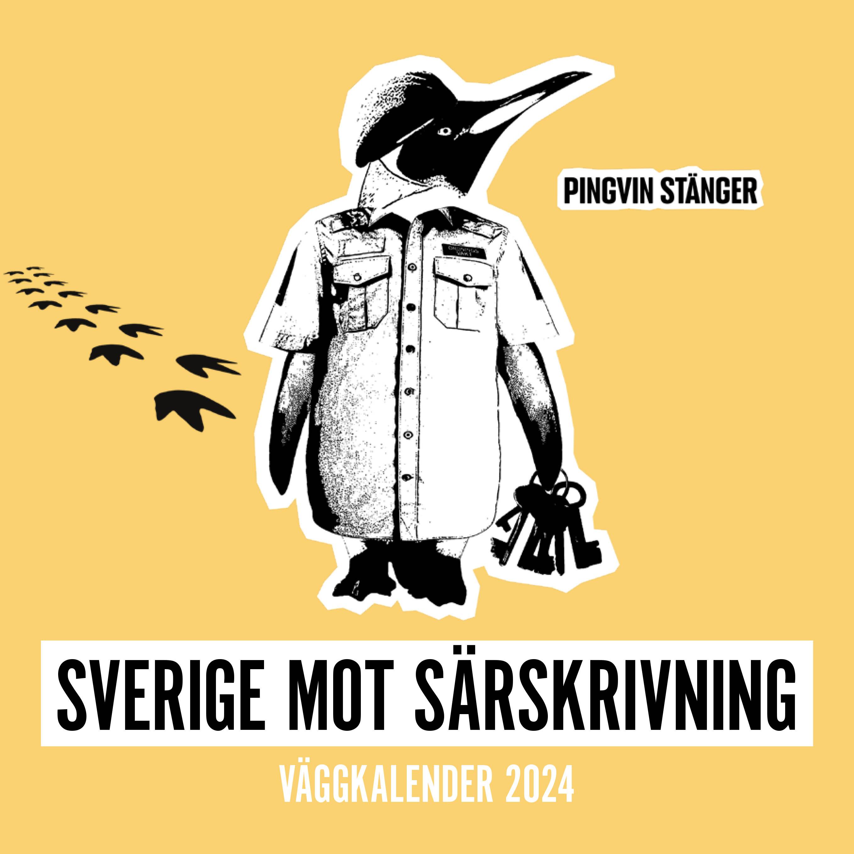 Sverige mot särskrivning - väggkalender 2024