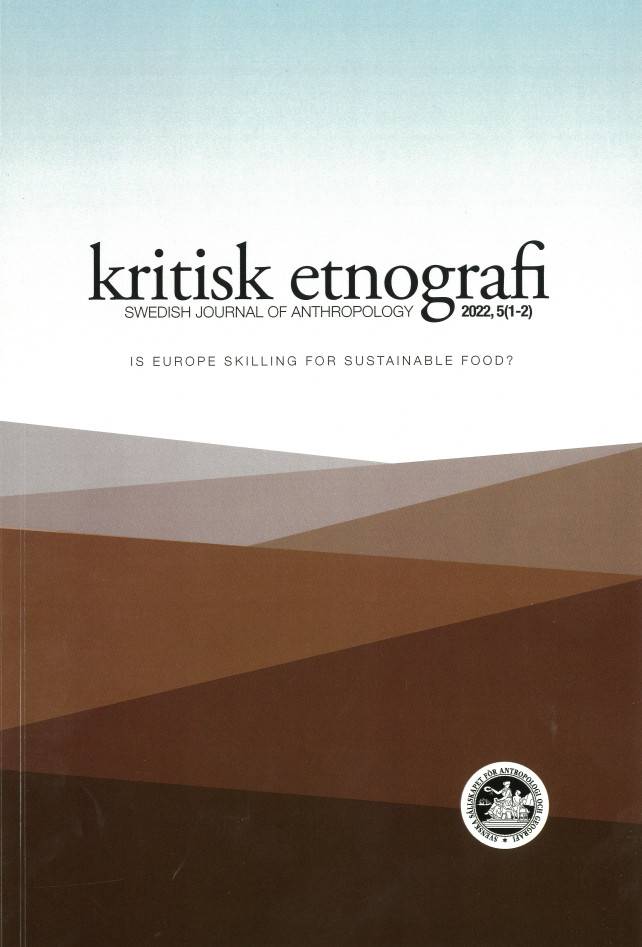 Kritisk etnografi - Swedish Journal of Anthropology, 2022, Vol. 5 (1-2)