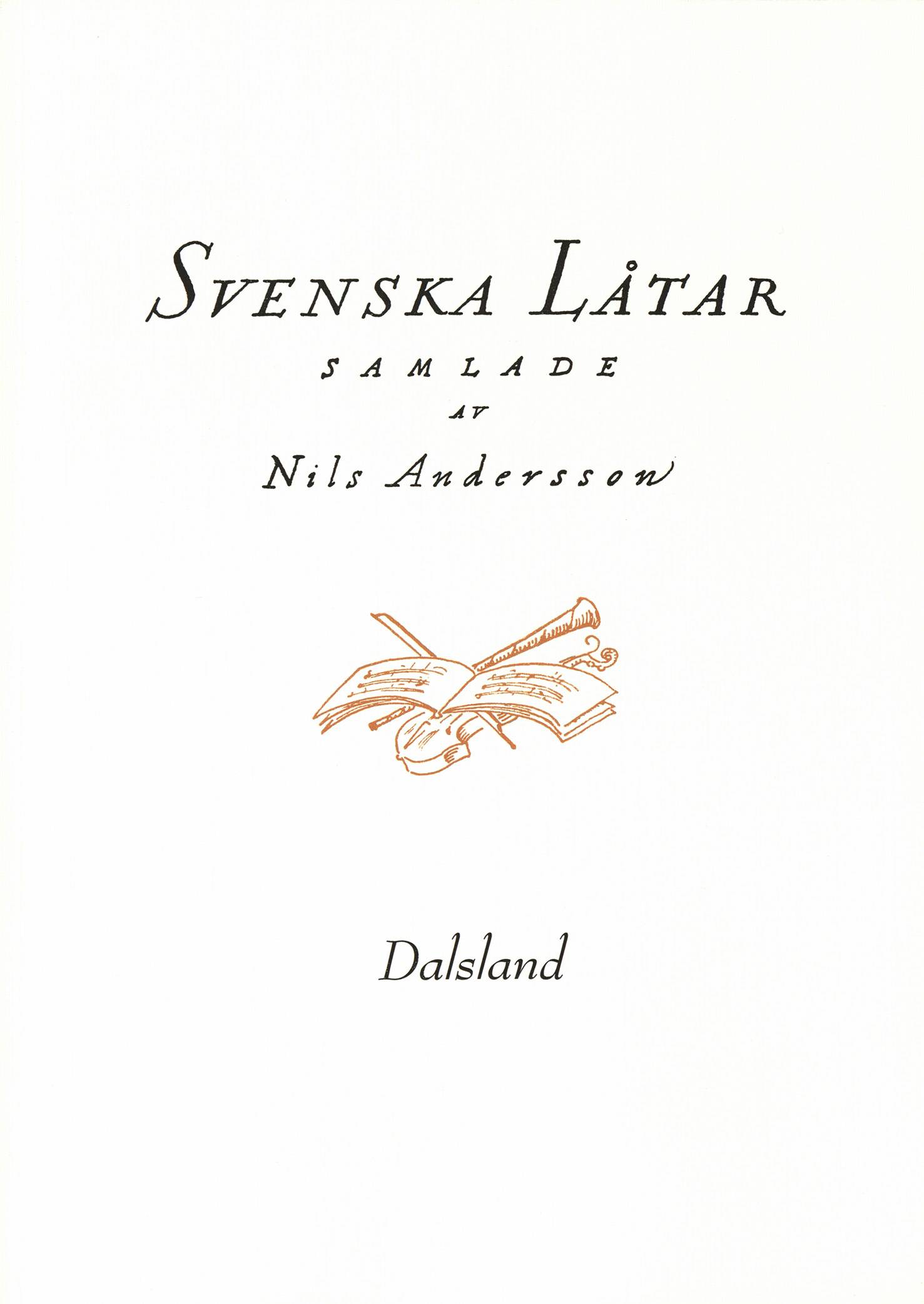 Svenska låtar Dalsland