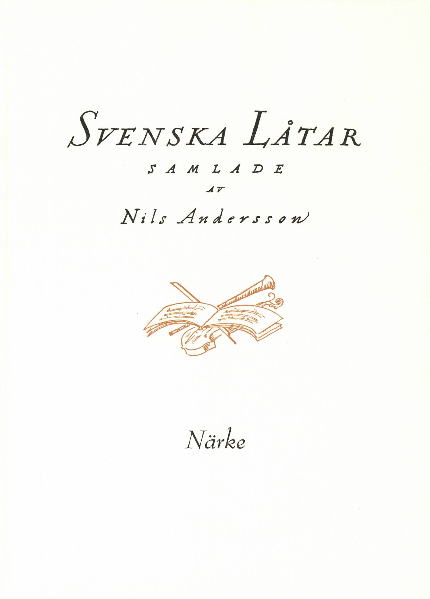 Svenska låtar Närke