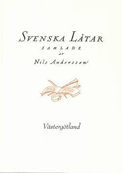 Svenska låtar Västergötland