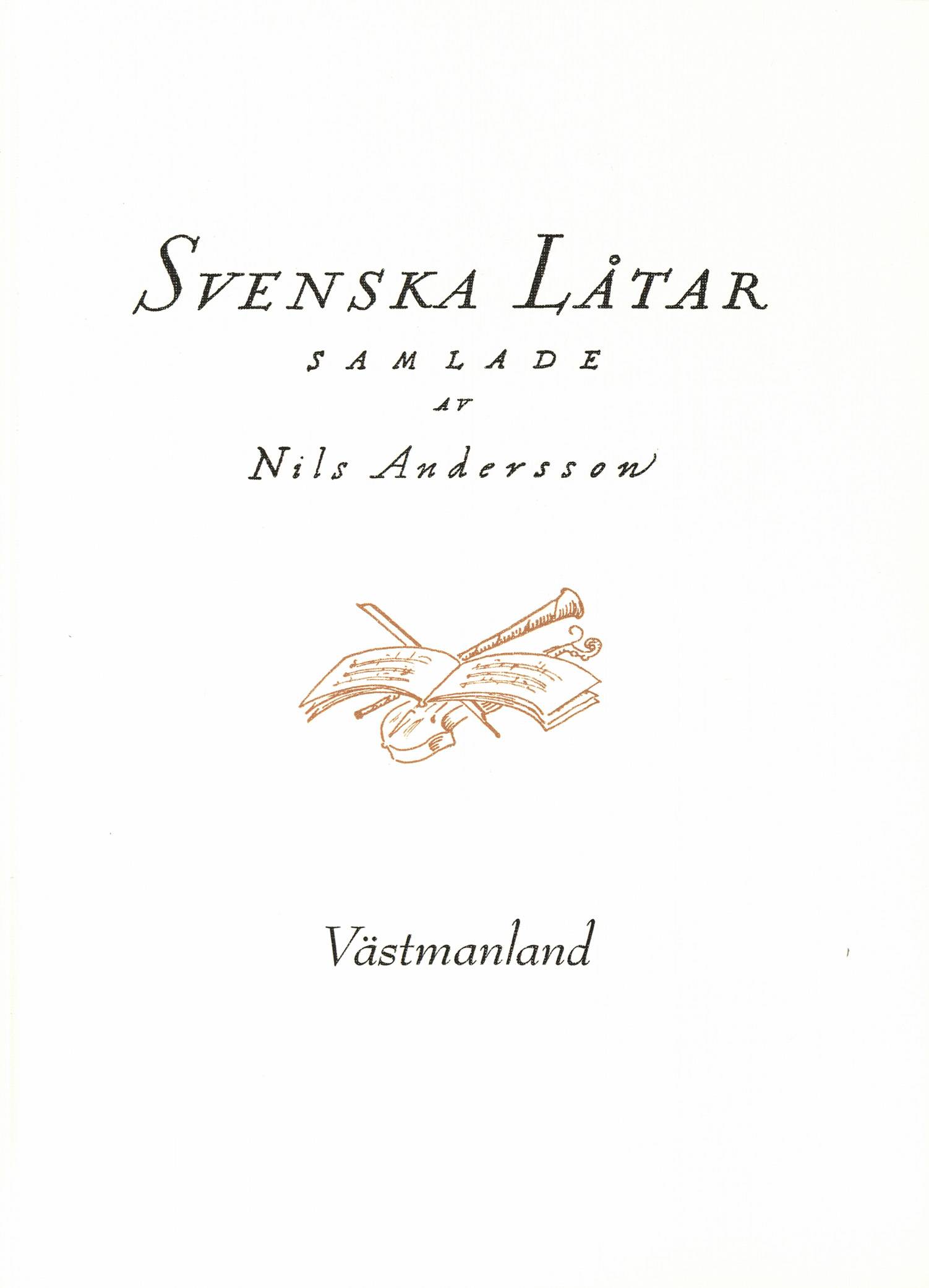 Svenska låtar Västmanland