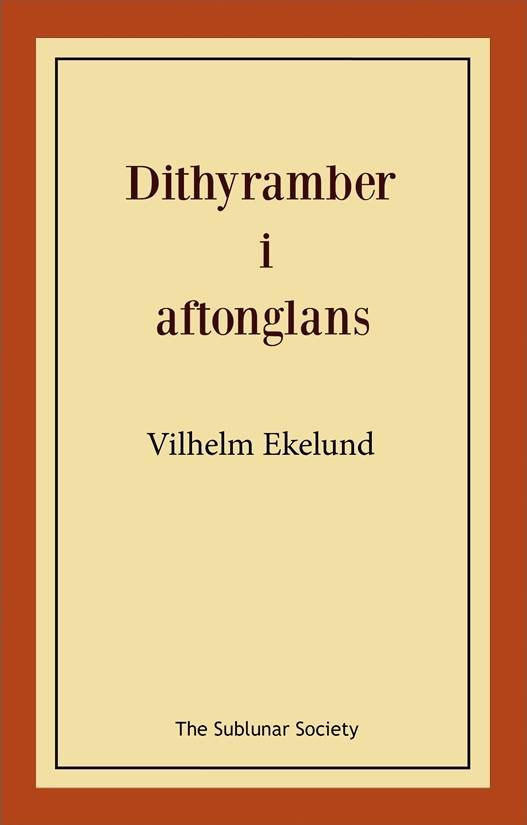 Dithyramber i aftonglans