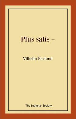 Plus salis -