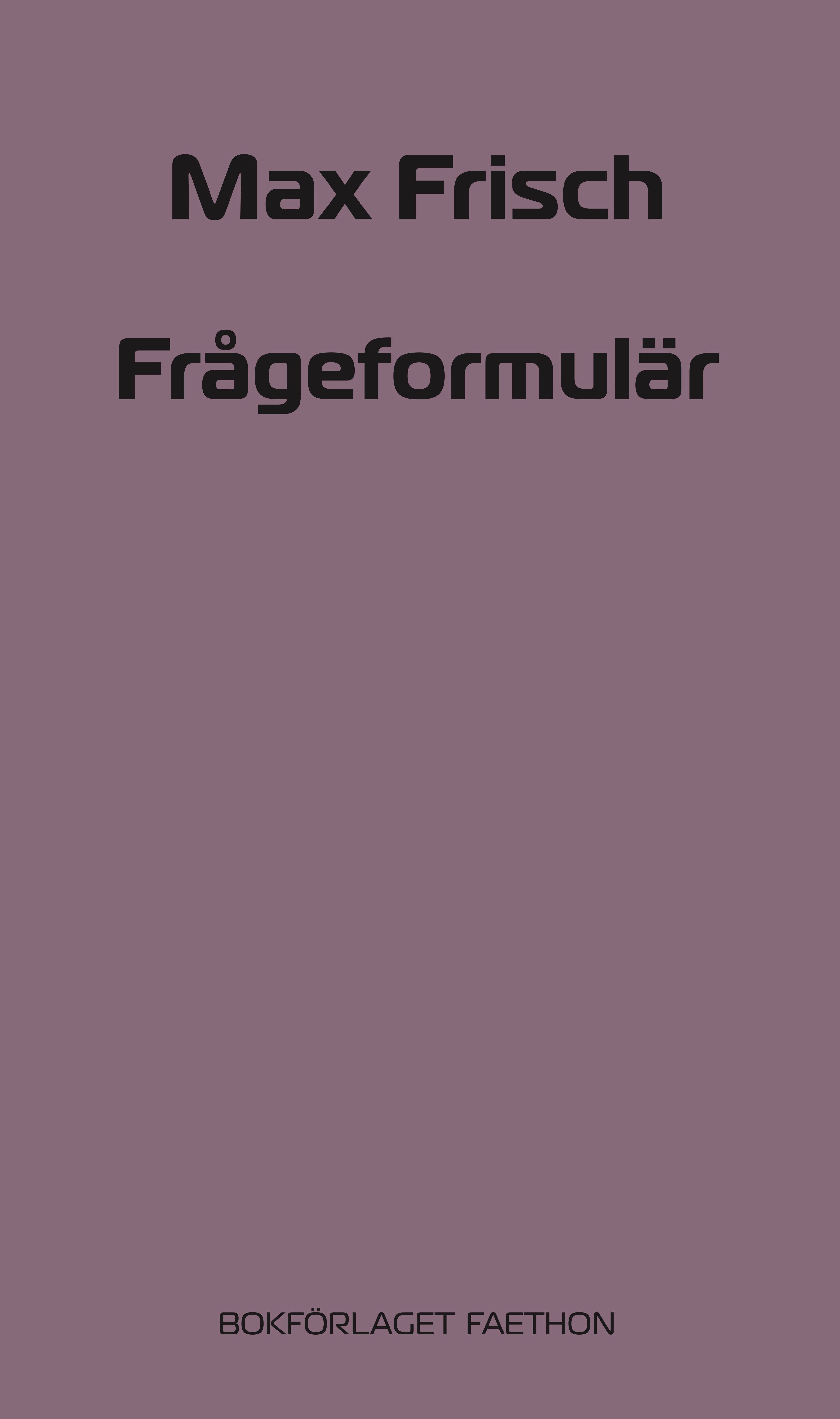 Frågeformulär