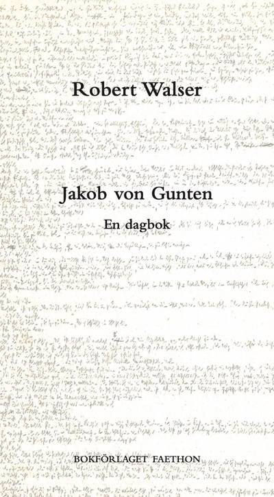 Jakob von Gunten : en dagbok
