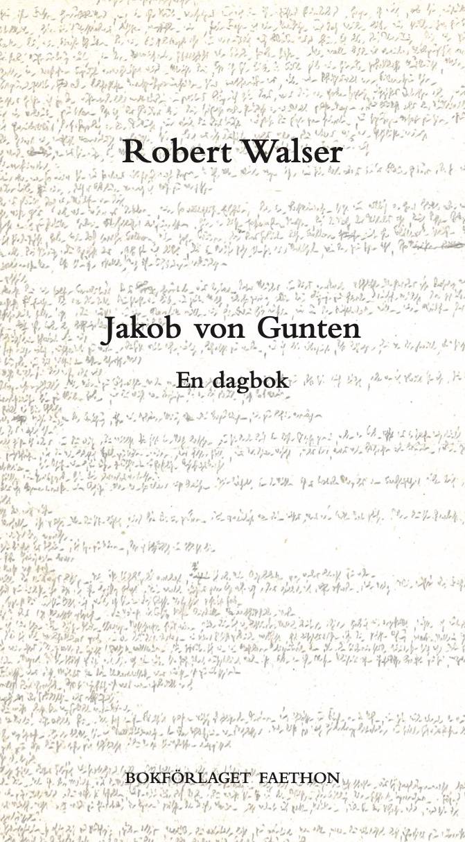 Jakob von Gunten : en dagbok