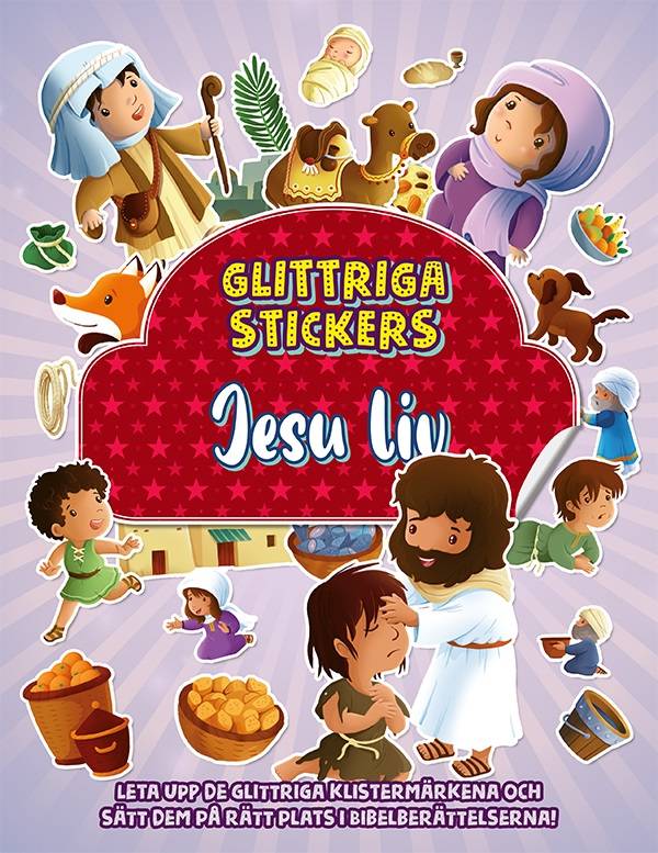 Glittriga stickers - Jesu liv