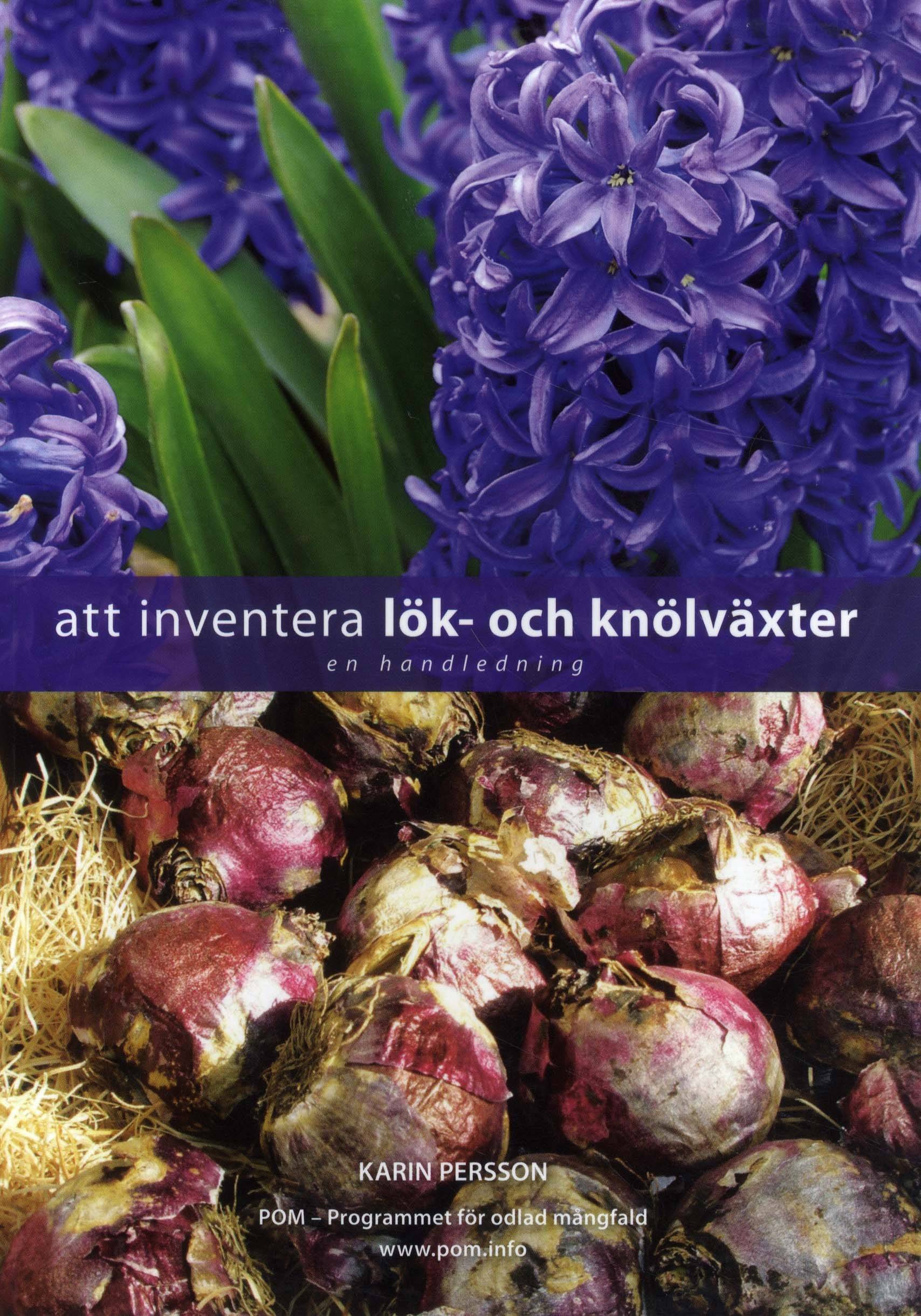 Att inventera lök- och knölväxter