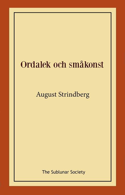 Ordalek och småkonst